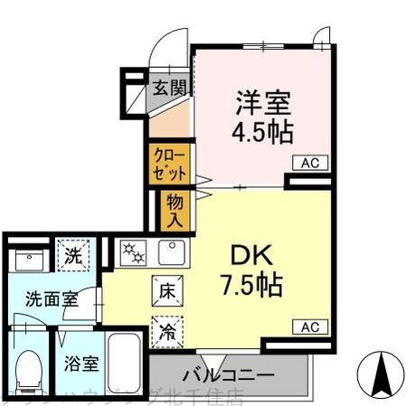 グラナーデ六月の物件間取画像